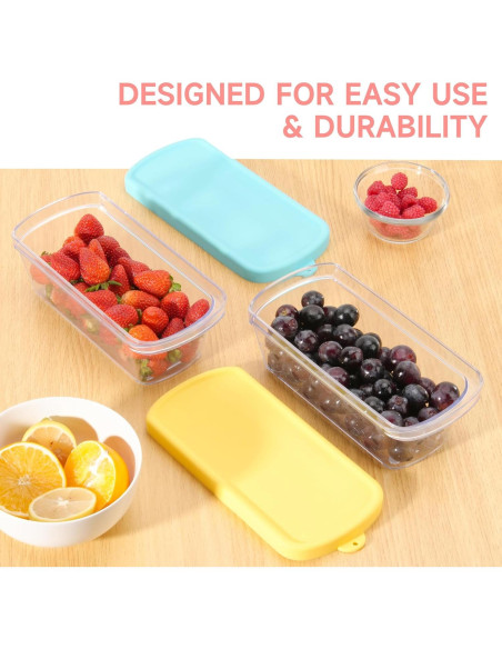 2 Organizadores de Alimentos LUVCOSY para Refrigerador 1182ml 2 Organizadores de Alimentos LUVCOSY para Refrigerador 1182ml
