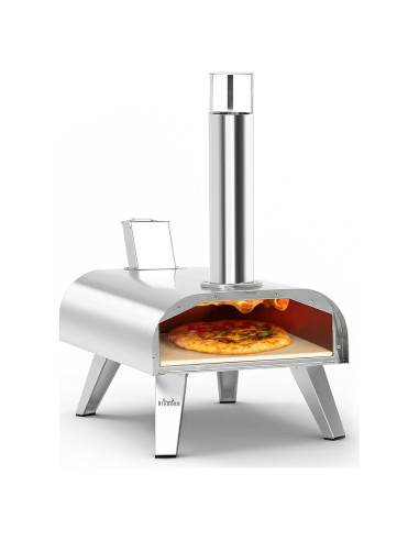 Horno de Pizza Big Horn Outdoors 12" Acero Inoxidable Portátil