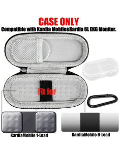 Funda Yewltvep para monitor EKG KardiaMobile 6L con clip 2