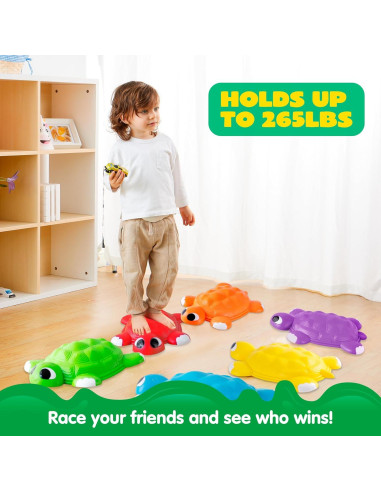 Piedras de Equilibrio Tortuga JOYIN 6 Pcs para Niños 3+