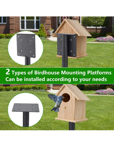 Poste para Comederos de Aves PAMASE 172,72 cm Ajustable