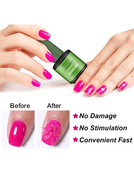 Removedor de Esmalte de Uñas Gel Profesional Eodci 15ml Removedor de Esmalte de Uñas Gel Profesional Eodci 15ml