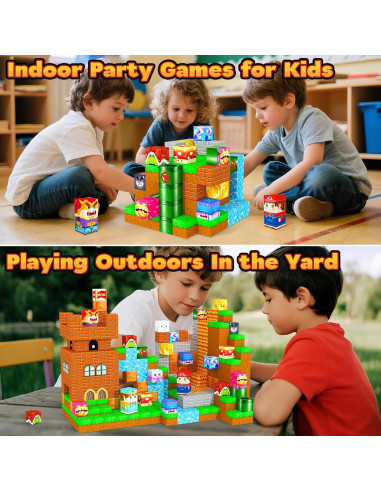 Bloques Magnéticos MyWodGame 100PCS Juguetes Educativos 3-16 Años