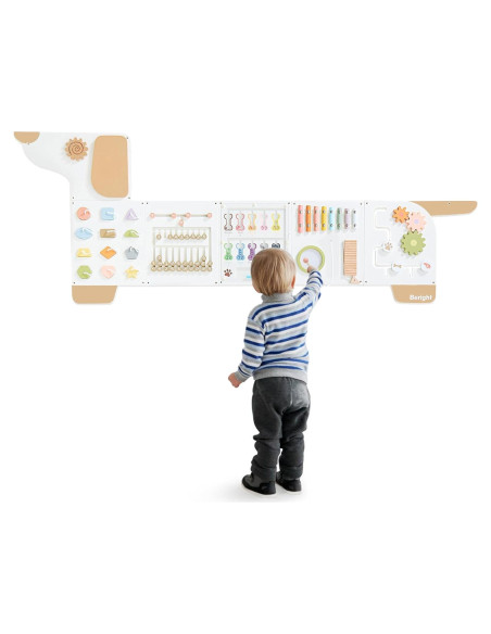 Panel de Actividad Sensorial Montessori Beright Perro 164x60cm Panel de Actividad Sensorial Montessori Beright Perro 164x60cm