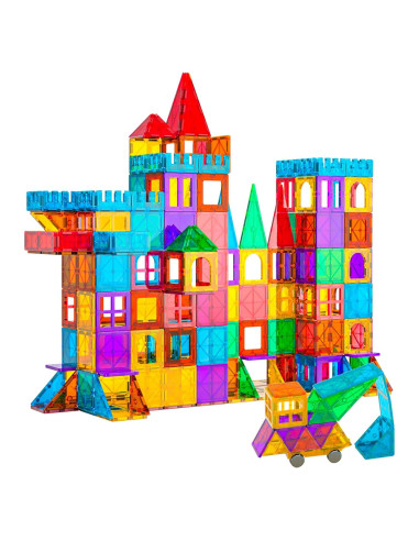 Bloques de Construcción Magnéticos Bmag 130PCS para Niños 3-9 Años