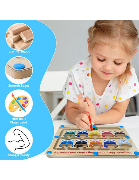 Tablero Magnético Montessori CALSPY para Niños 3-5 Años Tablero Magnético Montessori CALSPY para Niños 3-5 Años