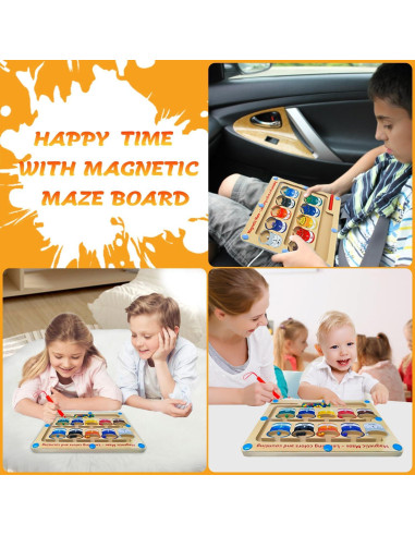 Tablero Magnético Montessori CALSPY para Niños 3-5 Años