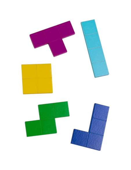 Rompecabezas 3D Tetris Fizz Creations - 7 Piezas de Madera Rompecabezas 3D Tetris Fizz Creations - 7 Piezas de Madera