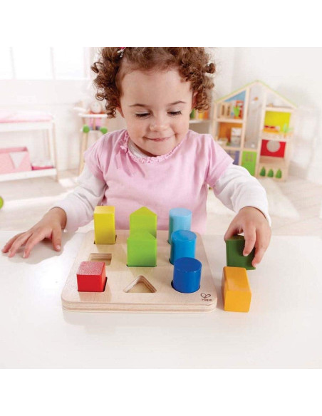Clasificador de Colores y Formas Hape - Juguete Educativo 10 Piezas Clasificador de Colores y Formas Hape - Juguete Educativo 10 Piezas