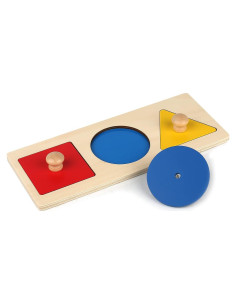 Rompecabezas de Madera Montessori Thoth 3 Piezas Formas Geométricas