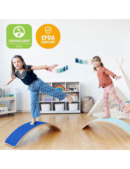 Tabla de Equilibrio ECR4Kids con Base de Fieltro Azul Tabla de Equilibrio ECR4Kids con Base de Fieltro Azul