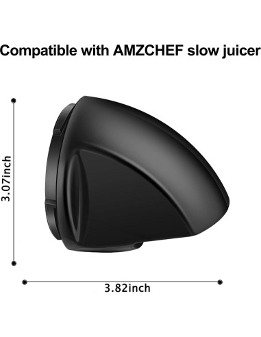 Tapa de Exprimidor Lento AMZCHEF 1501/3001, Negro
