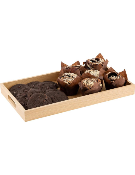 Bandejas de Madera Hammont - Juego de 5 Piezas de Roble Bandejas de Madera Hammont - Juego de 5 Piezas de Roble