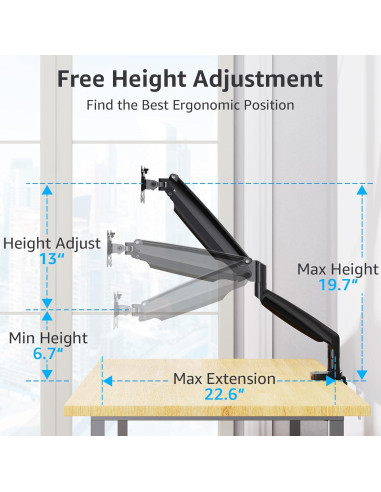 Soporte de Monitor MOUNTUP MU7007 para Pantallas 101.6 cm