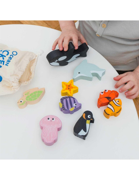Le Toy Van Petilou Apilador de Animales del Océano - Juguete Educativo Le Toy Van Petilou Apilador de Animales del Océano - Juguete Educativo