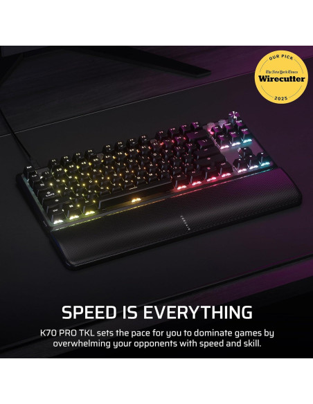 Teclado Mecánico Corsair K70 PRO TKL RGB Ajustable Teclado Mecánico Corsair K70 PRO TKL RGB Ajustable