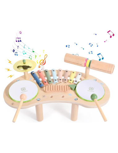 Set de Batería Montessori Asweets para Niños 7 en 1 Luna