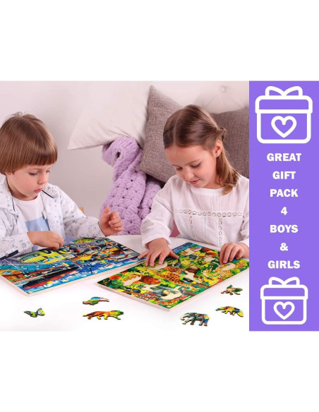 Puzzles de Madera Quokka 60 Piezas para Niños 4 a 8 Años Puzzles de Madera Quokka 60 Piezas para Niños 4 a 8 Años