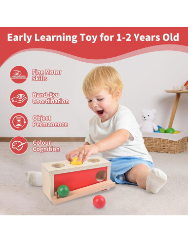Juego de Juguetes Montessori Smartwo de Madera para Niños