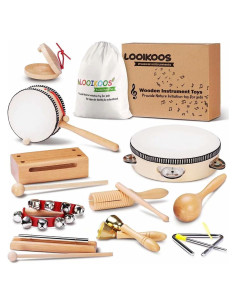 Set de Instrumentos Musicales Montessori LOOIKOOS para Niños
