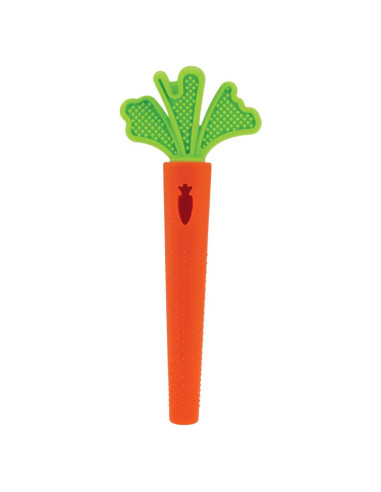 Mordedor Tubo de Zanahoria Nuby - Silicona Suave 3+ Meses