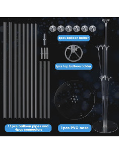 Kit Soporte para Globos 4 Juegos Voircoloria Decoración Fiesta 2