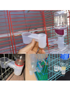 Bebedero para Aves Kathson 20 Pcs Plástico 10.9 cm 2