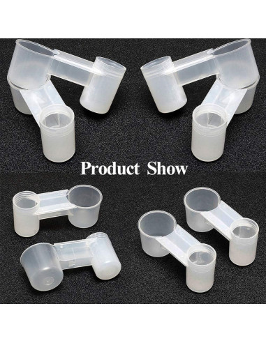Bebedero para Aves Kathson 20 Pcs Plástico 10.9 cm