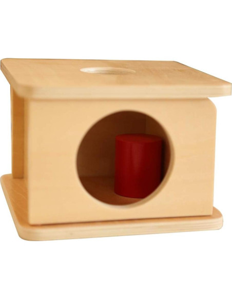 Caja Imbucare Montessori Outlet con Cilindro Grande - Juguete Educativo Caja Imbucare Montessori Outlet con Cilindro Grande - Juguete Educativo