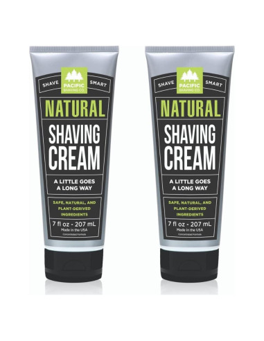 Crema de Afeitar Natural Pacific Shaving 198 g - Hidratante