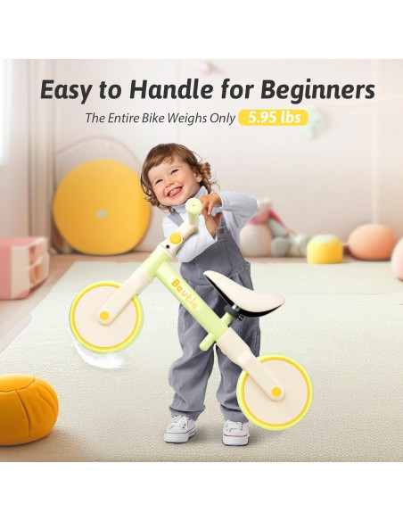 Bicicleta de Equilibrio Bautia Verde 20 cm Ajustable 2-5 Años Bicicleta de Equilibrio Bautia Verde 20 cm Ajustable 2-5 Años