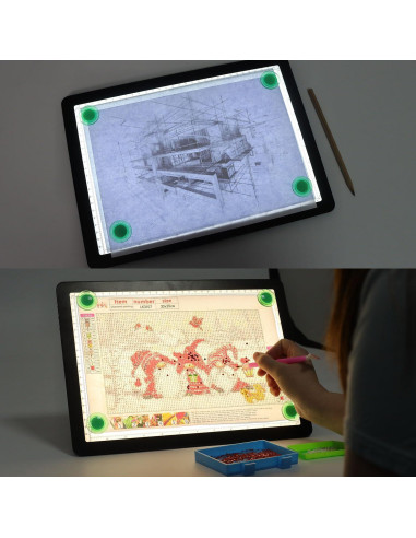 Pad de Luz Recargable A4 Zocelight con Soporte Magnético