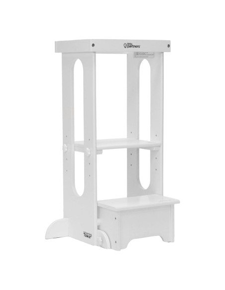 Torre de Aprendizaje Plegable Little Partners 56.5x49.7cm Blanco Torre de Aprendizaje Plegable Little Partners 56.5x49.7cm Blanco