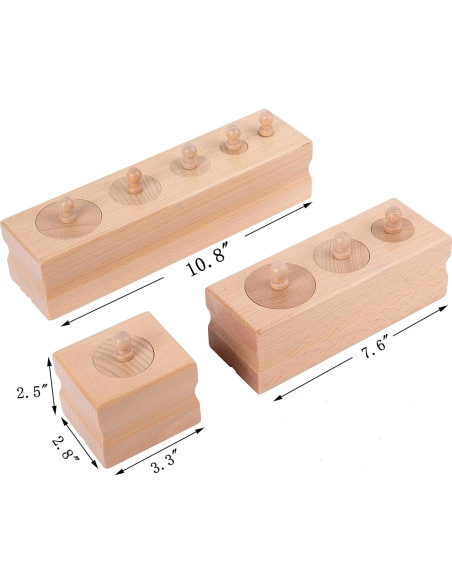 Juguetes Montessori de Madera para Bebés 6-12 Meses - Juego Sensorial Juguetes Montessori de Madera para Bebés 6-12 Meses - Juego Sensorial