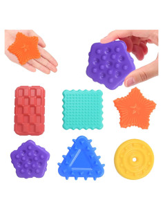Juguetes Sensoriales Aokeleilei para Niños - 6 Formas Texturizadas