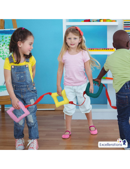 Cuerda de Caminata Excellerations para Niños - 4.42 m - Formas y Colores Cuerda de Caminata Excellerations para Niños - 4.42 m - Formas y Colores
