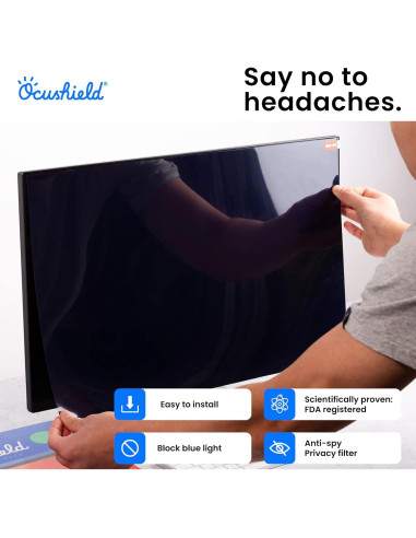 Protector de Pantalla Ocushield 12.1" Anti Luz Azul con Privacidad
