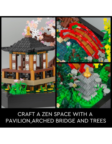 Conjunto de Construcción Bonsái Flor de Cerezo Finger Rock 2280 Piezas