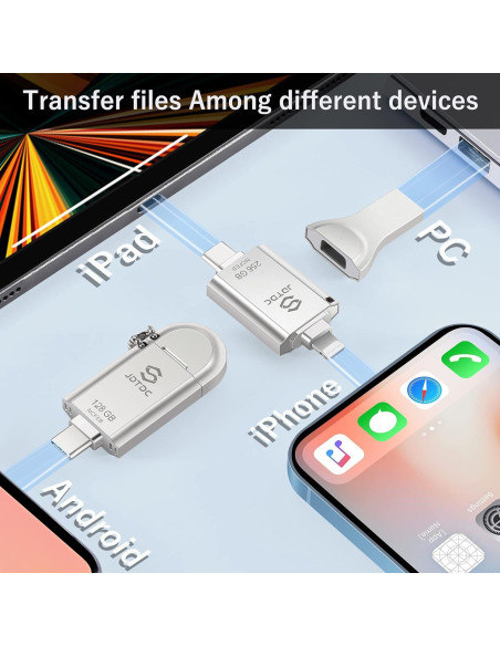 Pendrive 128GB Apple MFi para iPhone y iPad - JD006 Pendrive 128GB Apple MFi para iPhone y iPad - JD006