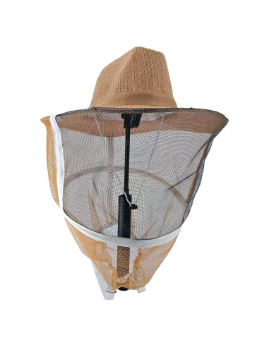 Sombrero de Apicultura Nizefei Ajustable con Velo 360