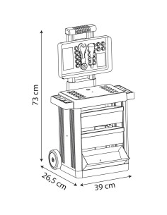 Banco de Trabajo Smoby Spidey con Herramientas y 2 Cajones 2