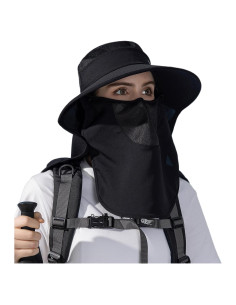 Sombrero de Sol HUAMULAN con Protección UV y Máscara Facial