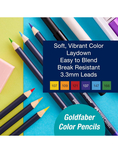 Set de Arte Faber-Castell Try It Box 26 Piezas para Dibujar Set de Arte Faber-Castell Try It Box 26 Piezas para Dibujar