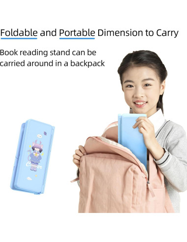 Soporte de Libro Plegable NBX NewmeBox Azul para Niños