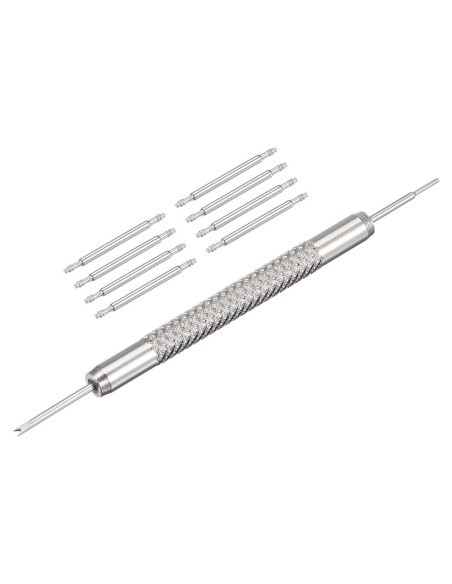 Pasadores de Resorte para Reloj uxcell 17mm Acero Inoxidable 8 PCS Pasadores de Resorte para Reloj uxcell 17mm Acero Inoxidable 8 PCS