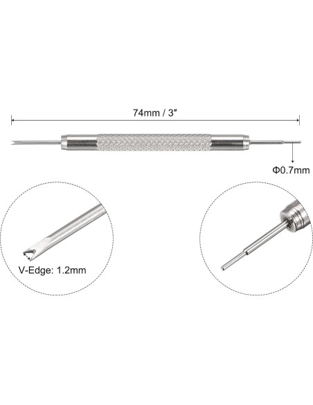 Pasadores de Resorte para Reloj uxcell 17mm Acero Inoxidable 8 PCS Pasadores de Resorte para Reloj uxcell 17mm Acero Inoxidable 8 PCS
