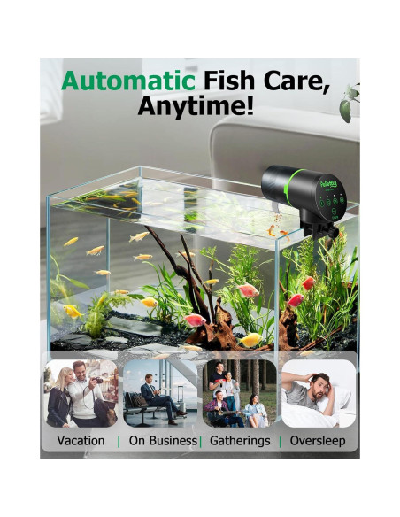 Dispensador Automático de Comida para Peces Papettly 200ml Dispensador Automático de Comida para Peces Papettly 200ml