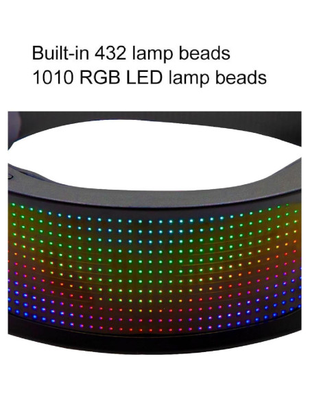 Gafas LED Inteligentes Wisoqu con Control APP Bluetooth Gafas LED Inteligentes Wisoqu con Control APP Bluetooth