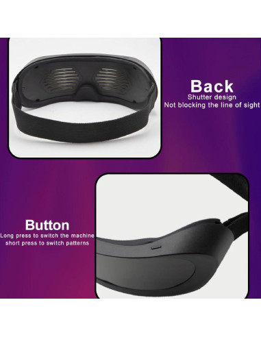 Gafas LED Inteligentes Wisoqu con Control APP Bluetooth