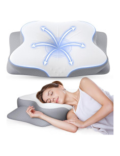 Almohada Cervical Ergonómica LBRAMS JYM-02 Espuma Viscoelástica